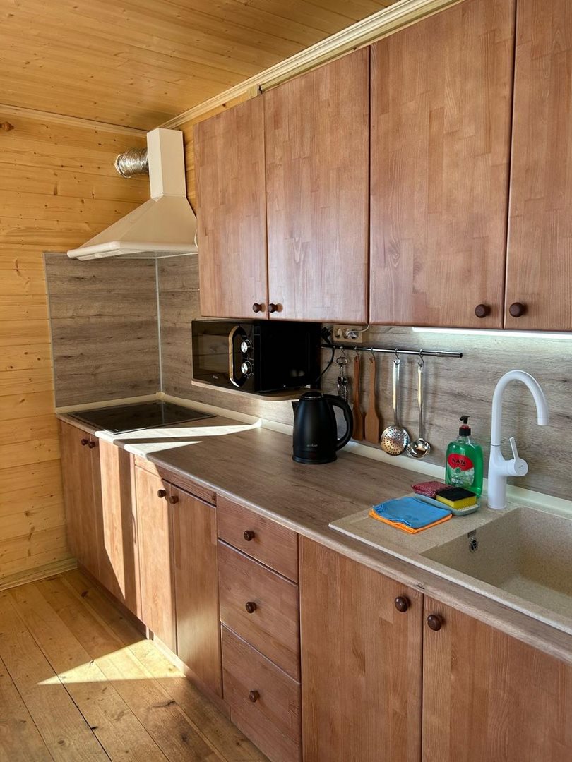 Кухни в коттеджах с баней на воде Кухни в коттеджах с баней на воде